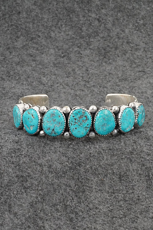 Turquoise & Sterling Silver Bracelet - Wilbert Muskett Sr.