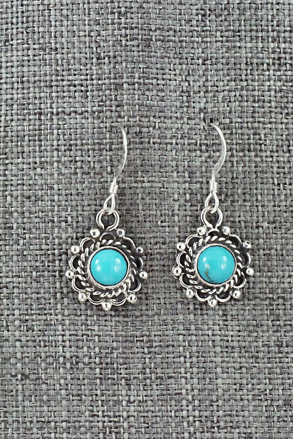 Turquoise & Sterling Silver Earrings - Emery Spencer