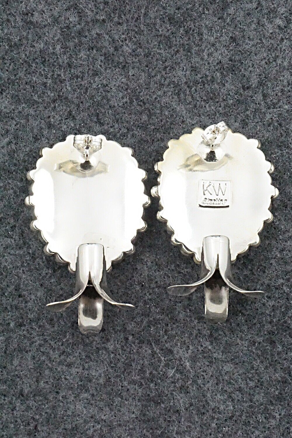 Coral & Sterling Silver Squash Blossom Set - Kyle Wilson