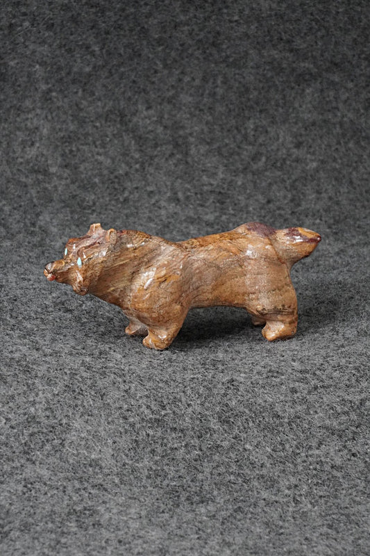 Bobcat Zuni Fetish Carving - Freddie Leekya