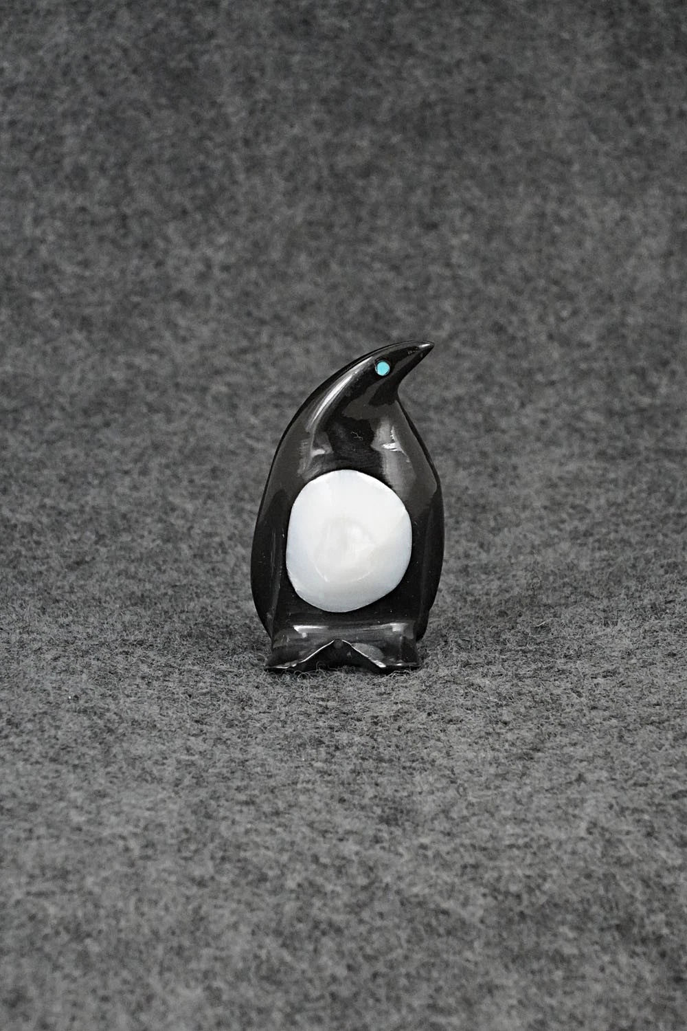 Penguin Zuni Fetish Carving - Calvert Bowannie