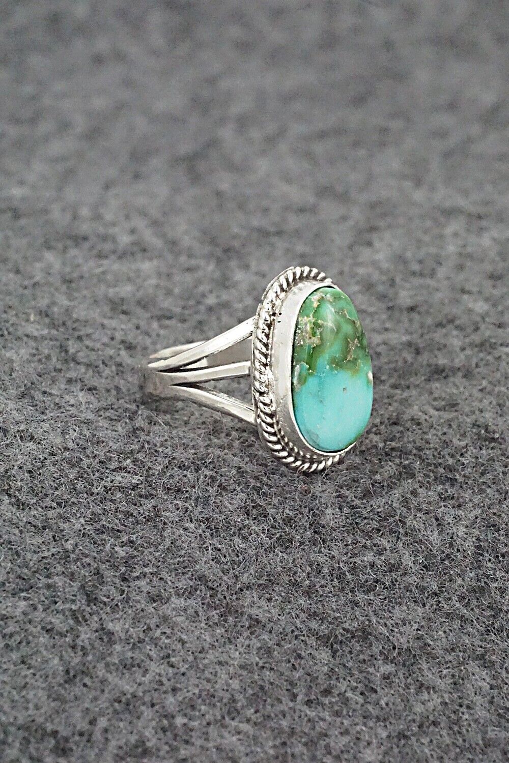 Turquoise & Sterling Silver Ring - Alice Rose Saunders - Size 6.25