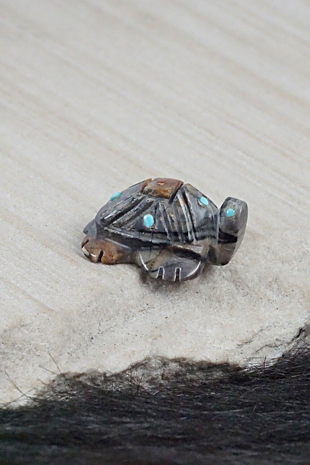 Turtle Zuni Fetish Carving - Carl Etsate