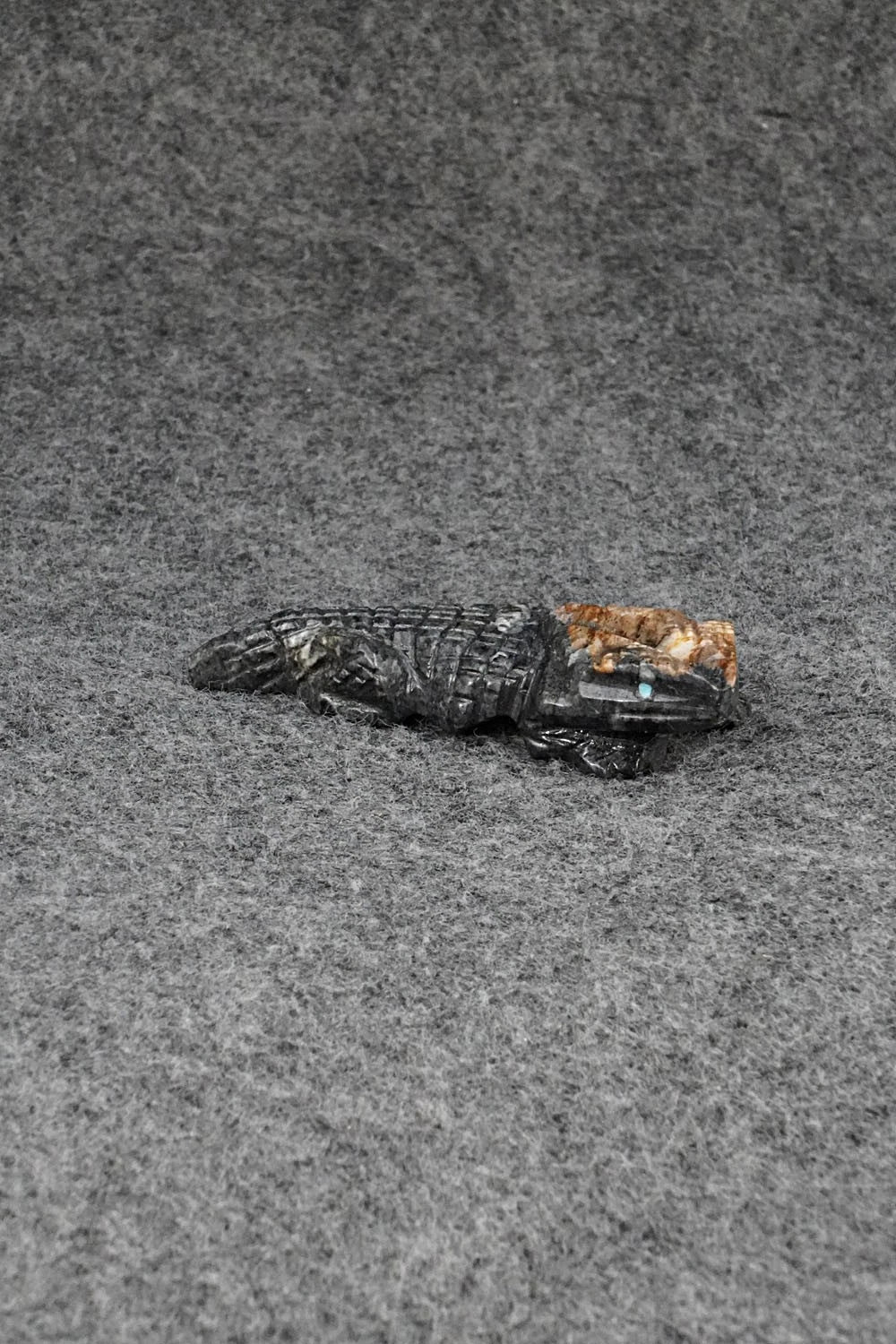Horned Toad Zuni Fetish Carving - Tony Mackel