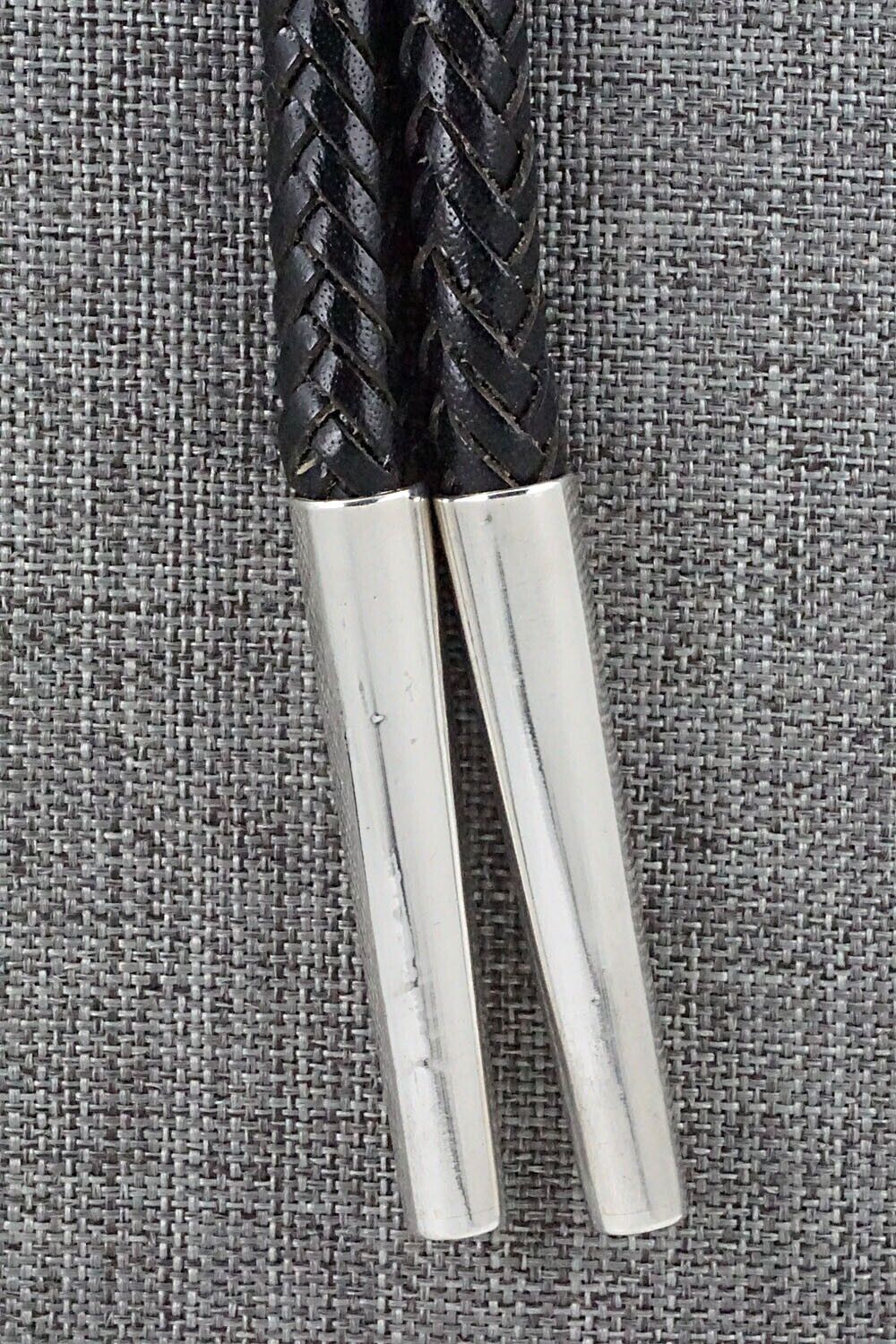Turquoise and Sterling Silver Bolo Tie - Harrison Jim
