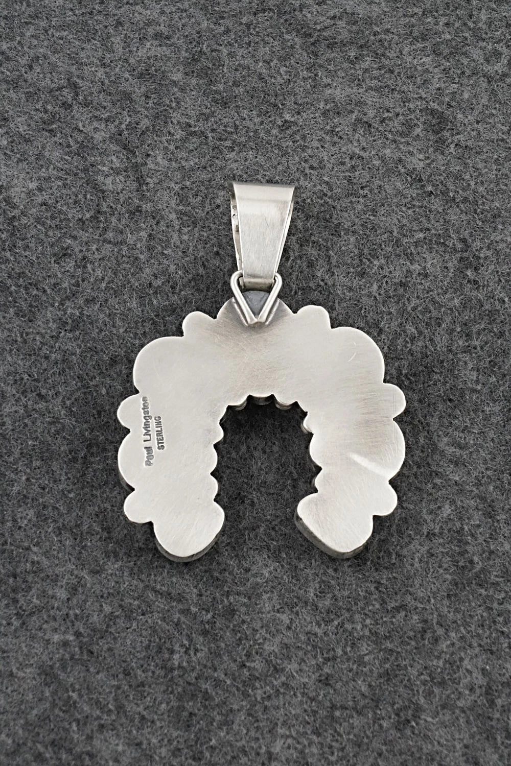 Turquoise & Sterling Silver Pendant - Paul Livingston