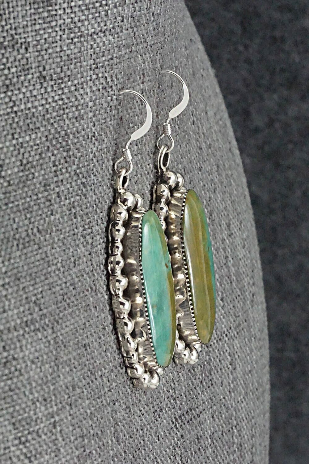 Turquoise & Sterling Silver Earrings - Sheena Jack