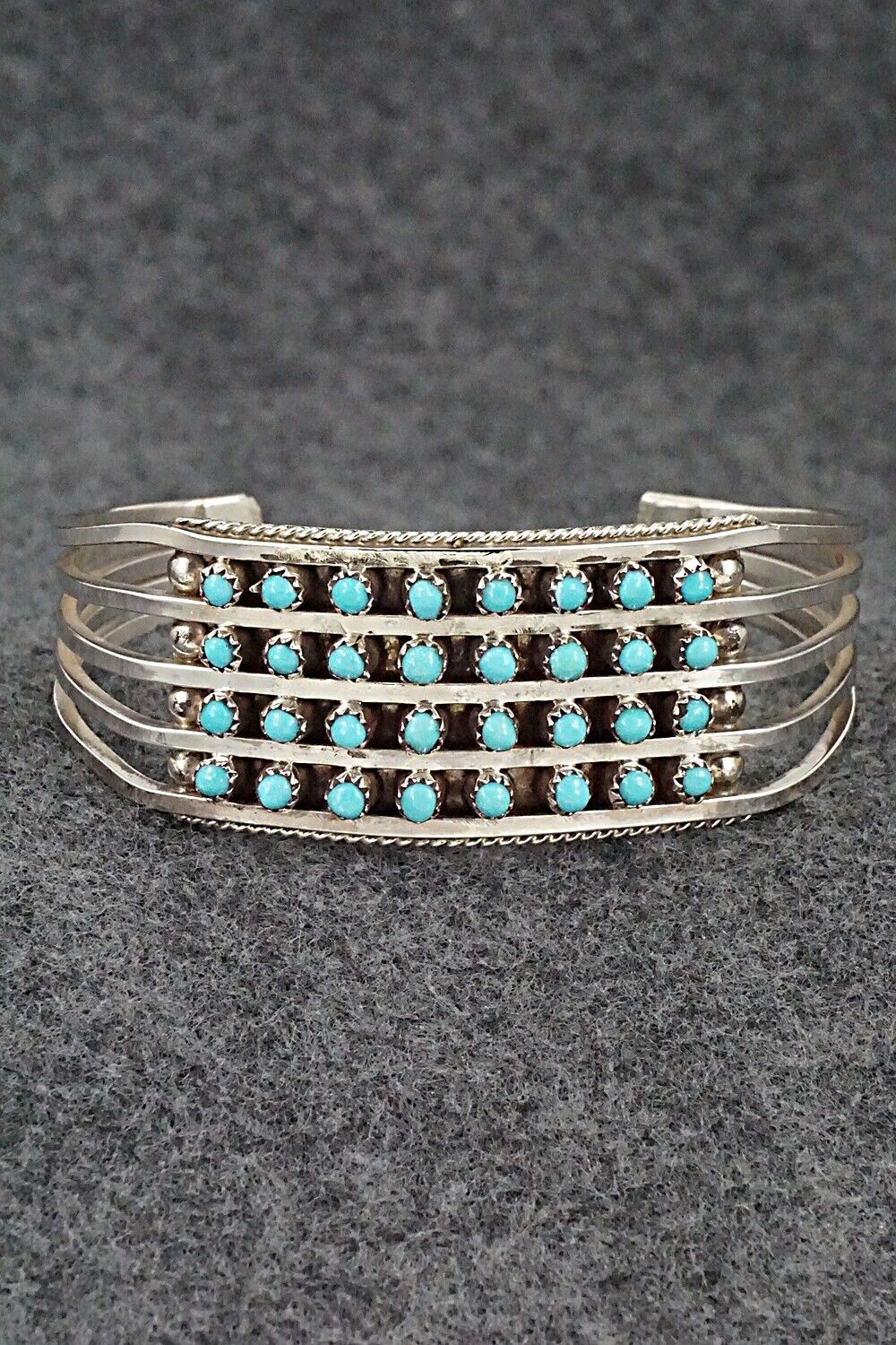 Turquoise & Sterling Silver Bracelet - Susie Livingston