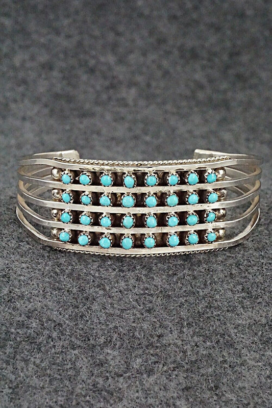 Turquoise & Sterling Silver Bracelet - Susie Livingston