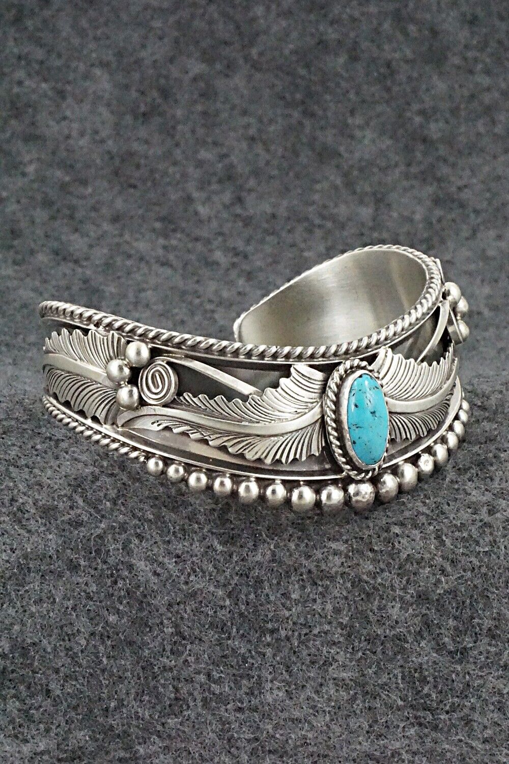 Turquoise & Sterling Silver Bracelet - Tom Lewis