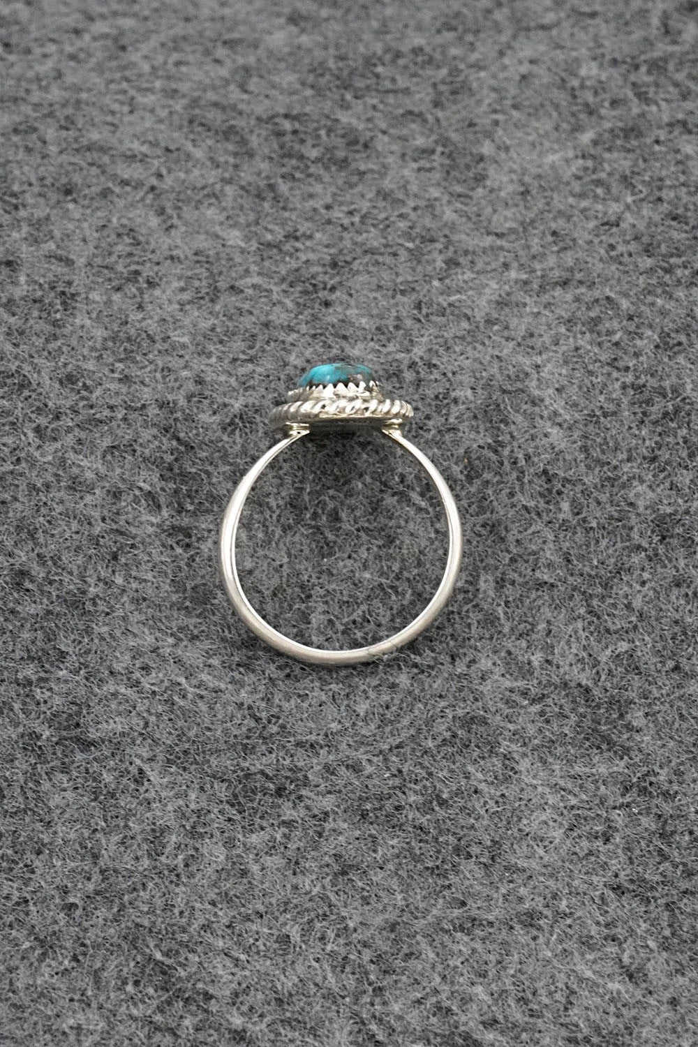 Turquoise & Sterling Silver Ring - Darius Arviso - Size 7.25