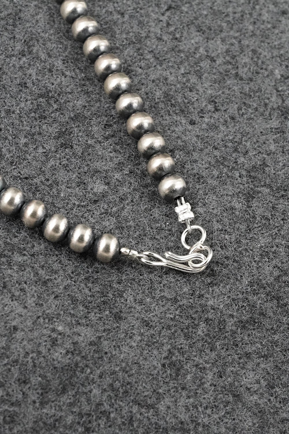 Turquoise & Sterling Silver Necklace - Gary Shorty