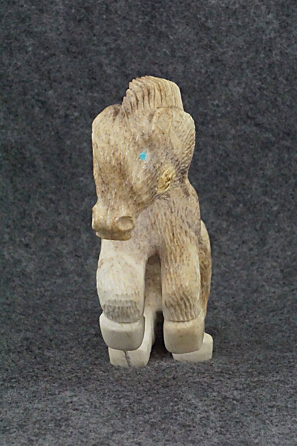 Horse Zuni Fetish Carving - Tony Mackel