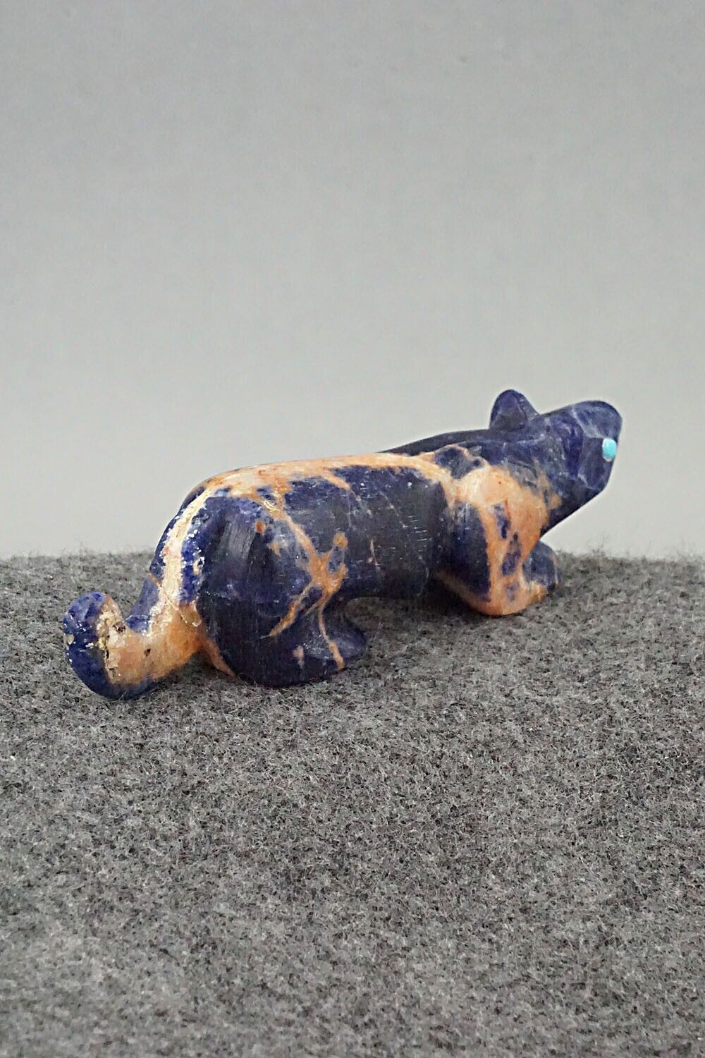 Mountain Lion Zuni Fetish Carving - Ronnie Lunasee