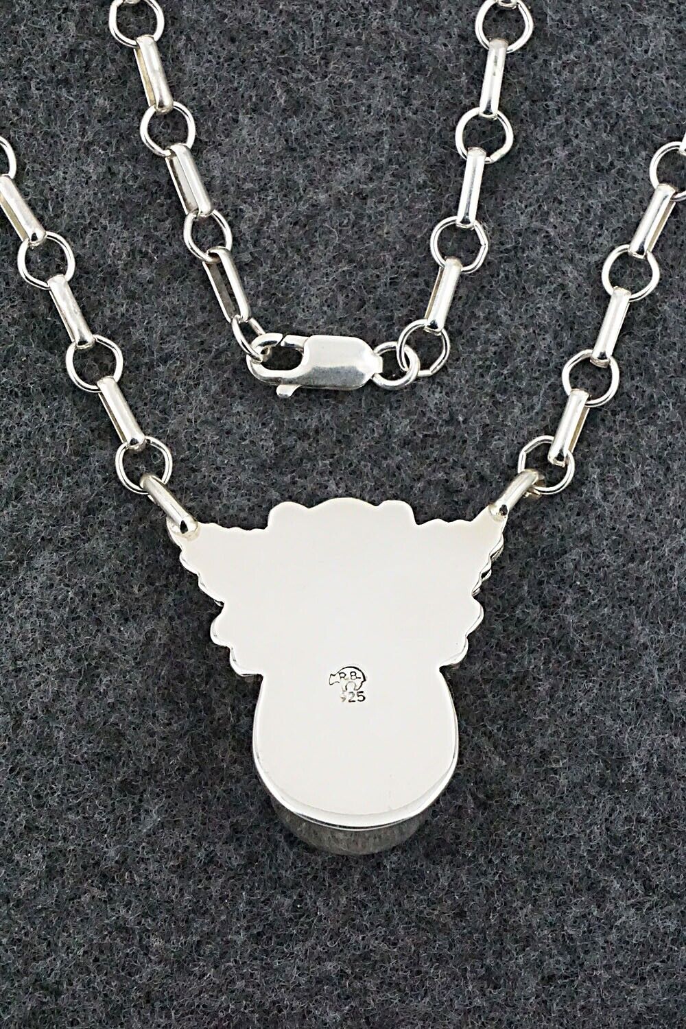 Turquoise & Sterling Silver Necklace - Loretta Delgarito