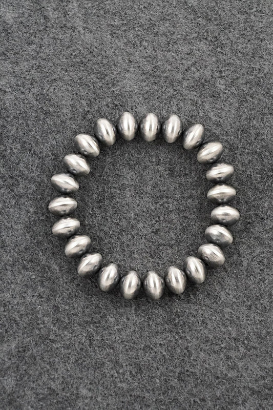 Sterling Silver Navajo Pearl Bracelet - Bryannen Halwood