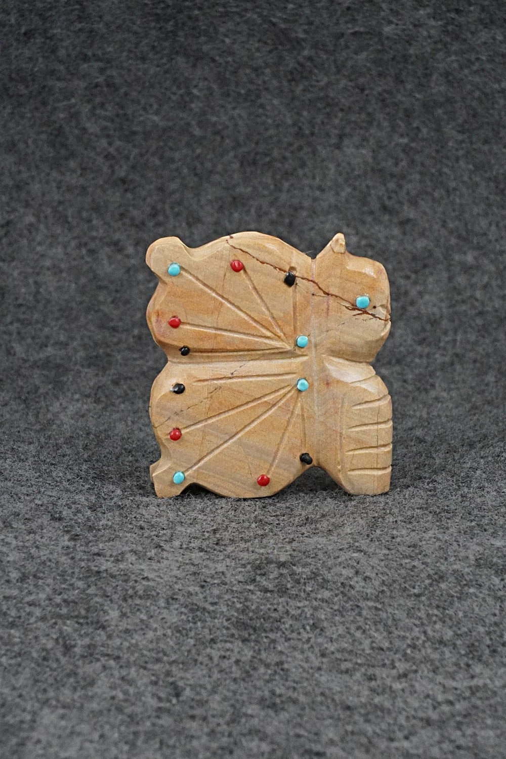 Butterfly Zuni Fetish Carving - Danette Laate