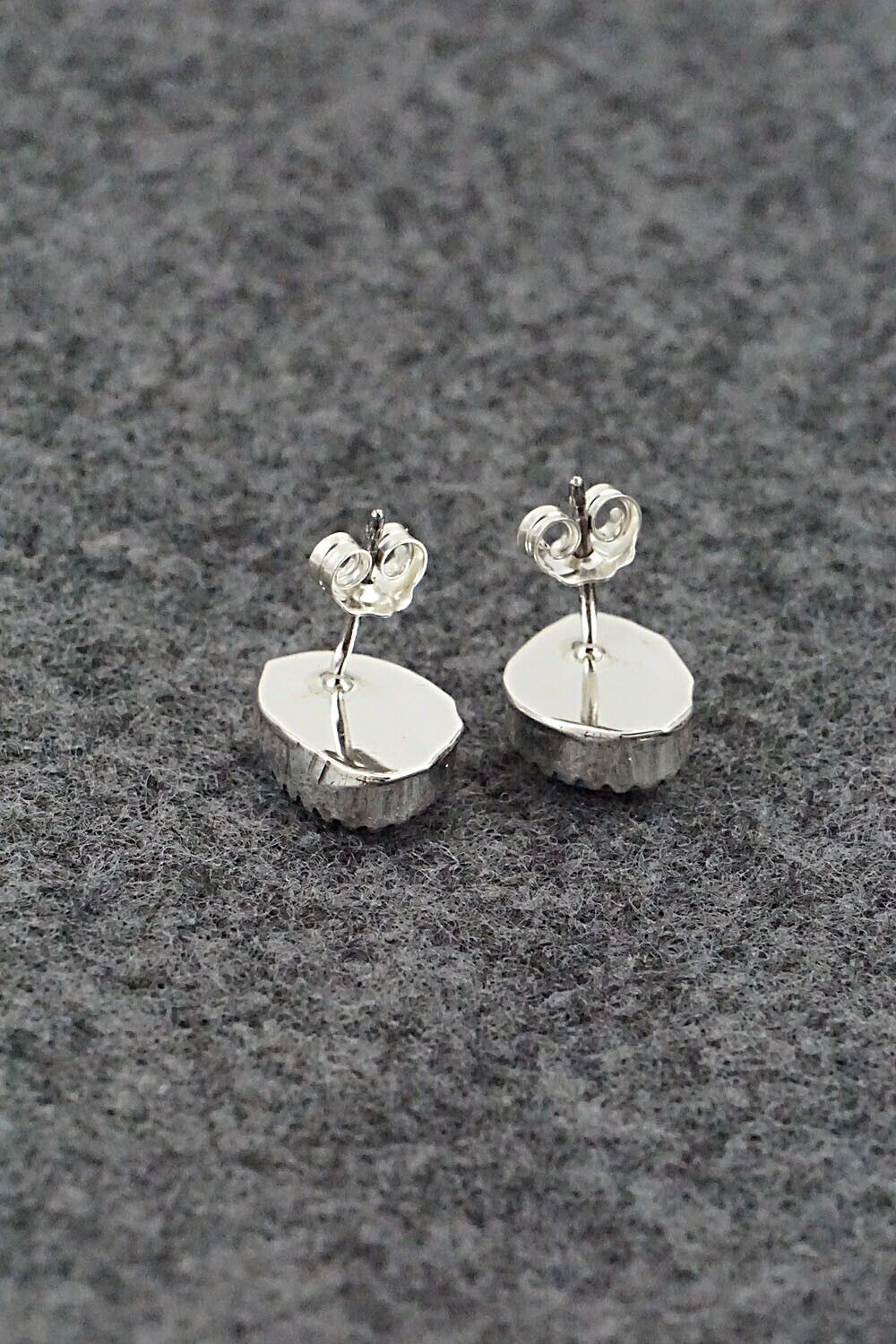 Turquoise & Sterling Silver Earrings - Theresa Smith