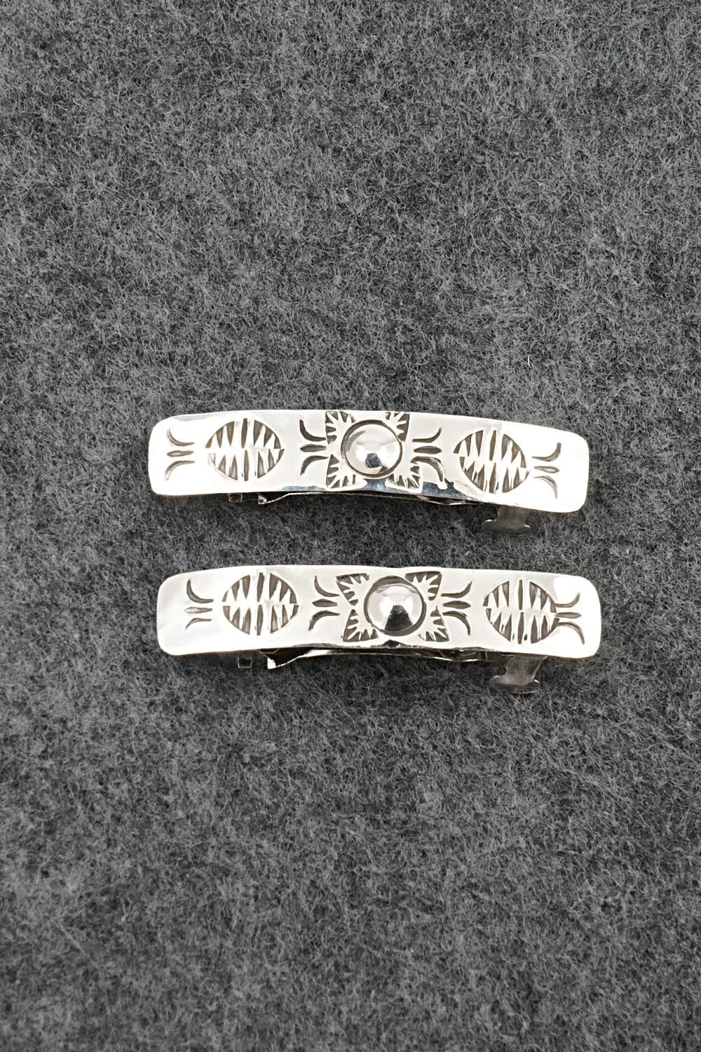 Sterling Silver Barrettes - Bertha Begay