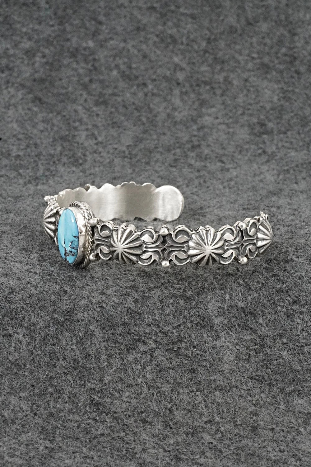 Turquoise & Sterling Silver Bracelet - Thomas Yazzie