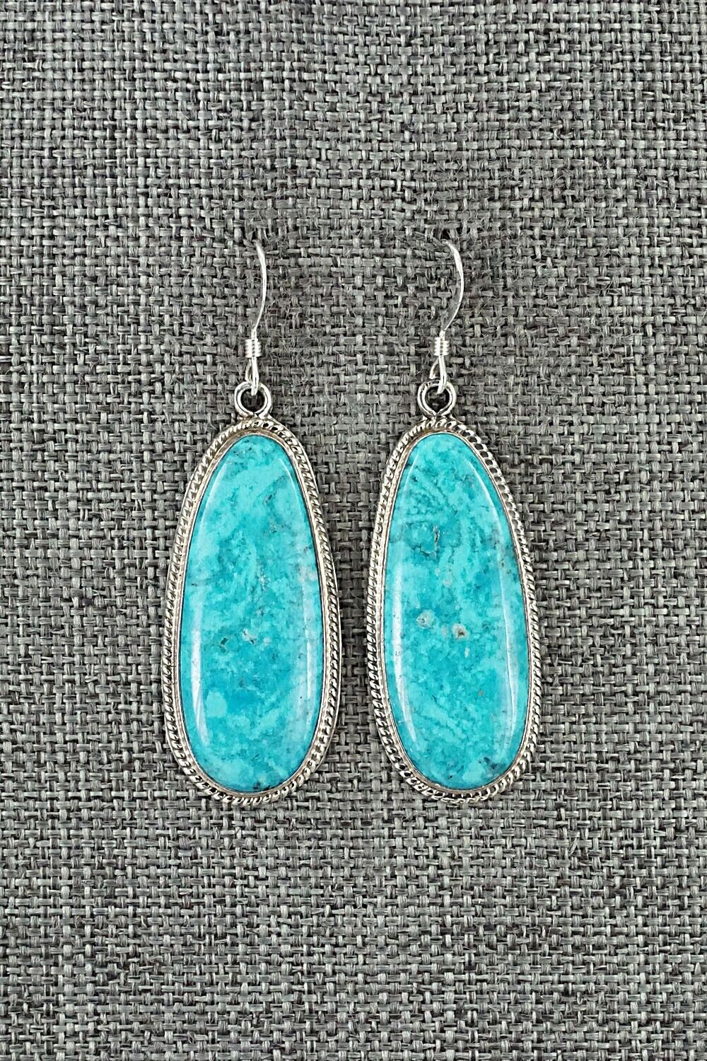 Turquoise and Sterling Silver Earrings - Sharon McCarthy