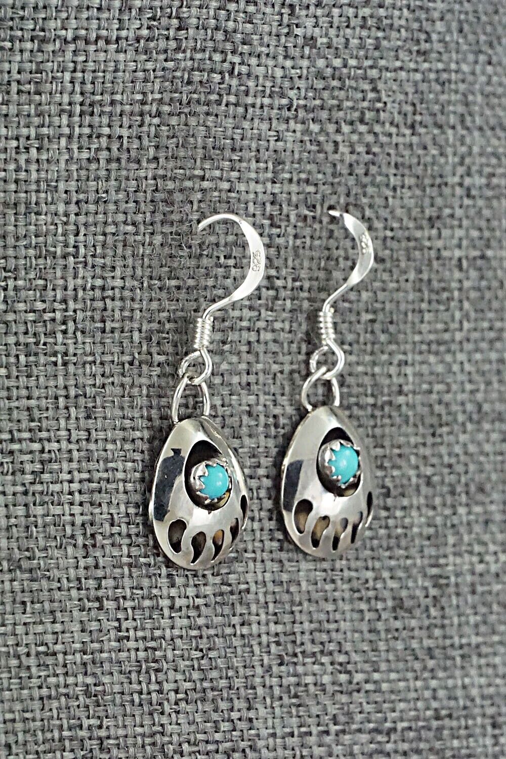 Turquoise & Sterling Silver Earrings - Janice Spencer