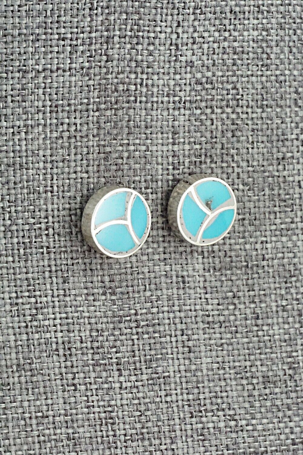 Turquoise & Sterling Silver Earrings - Lynelle Johnson