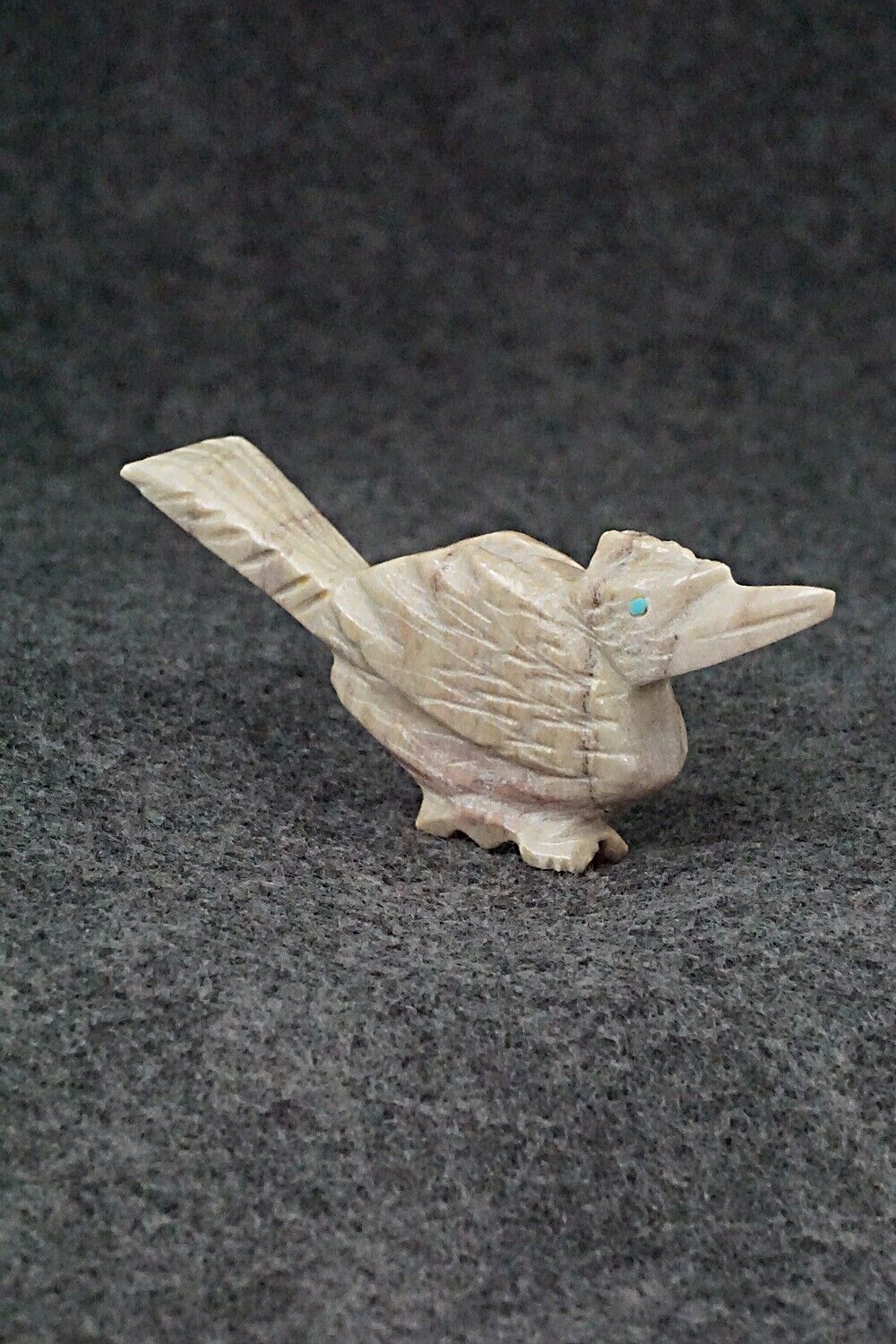 Roadrunner Zuni Fetish Carving - Tony Mackel