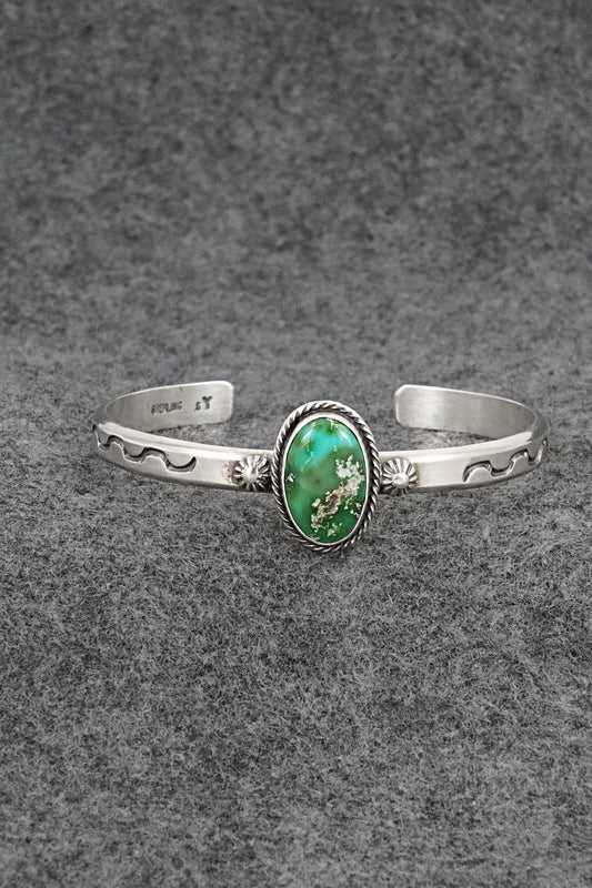 Turquoise & Sterling Silver Bracelet - Samuel Yellowhair