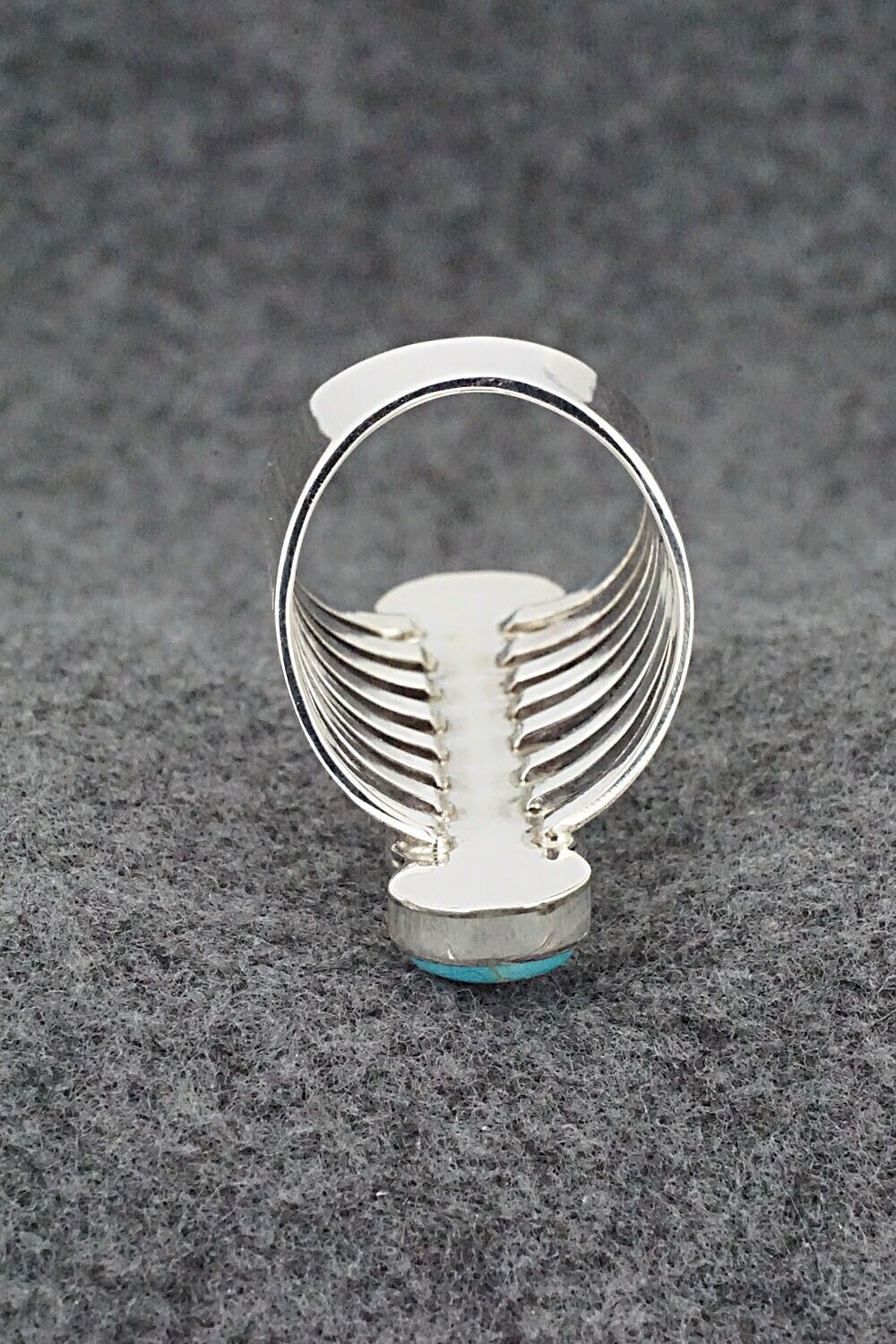 Turquoise & Sterling Silver Ring - Thomas Yazzie - Size 10