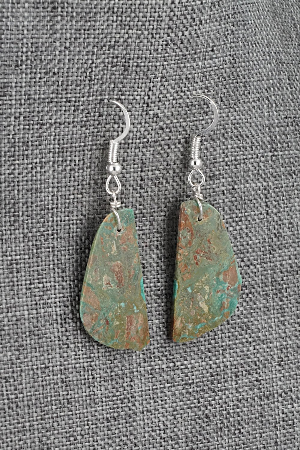 Turquoise & Sterling Silver Earrings - Tammy Nolcot