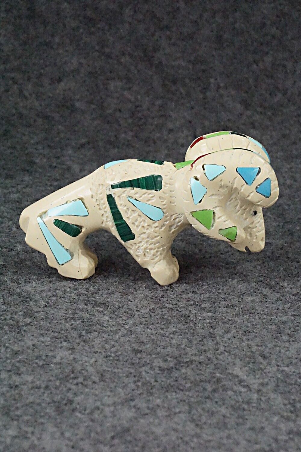 Ram Zuni Fetish Carving - Russell Shack