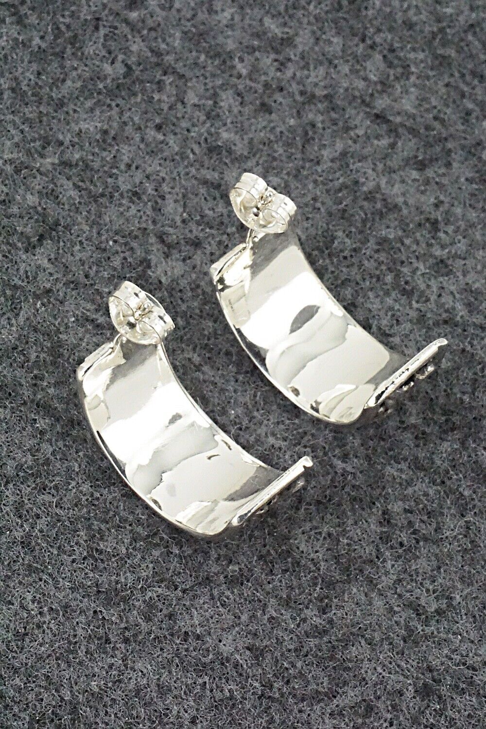 Sterling Silver Hoop Earrings - Tom Dinetso