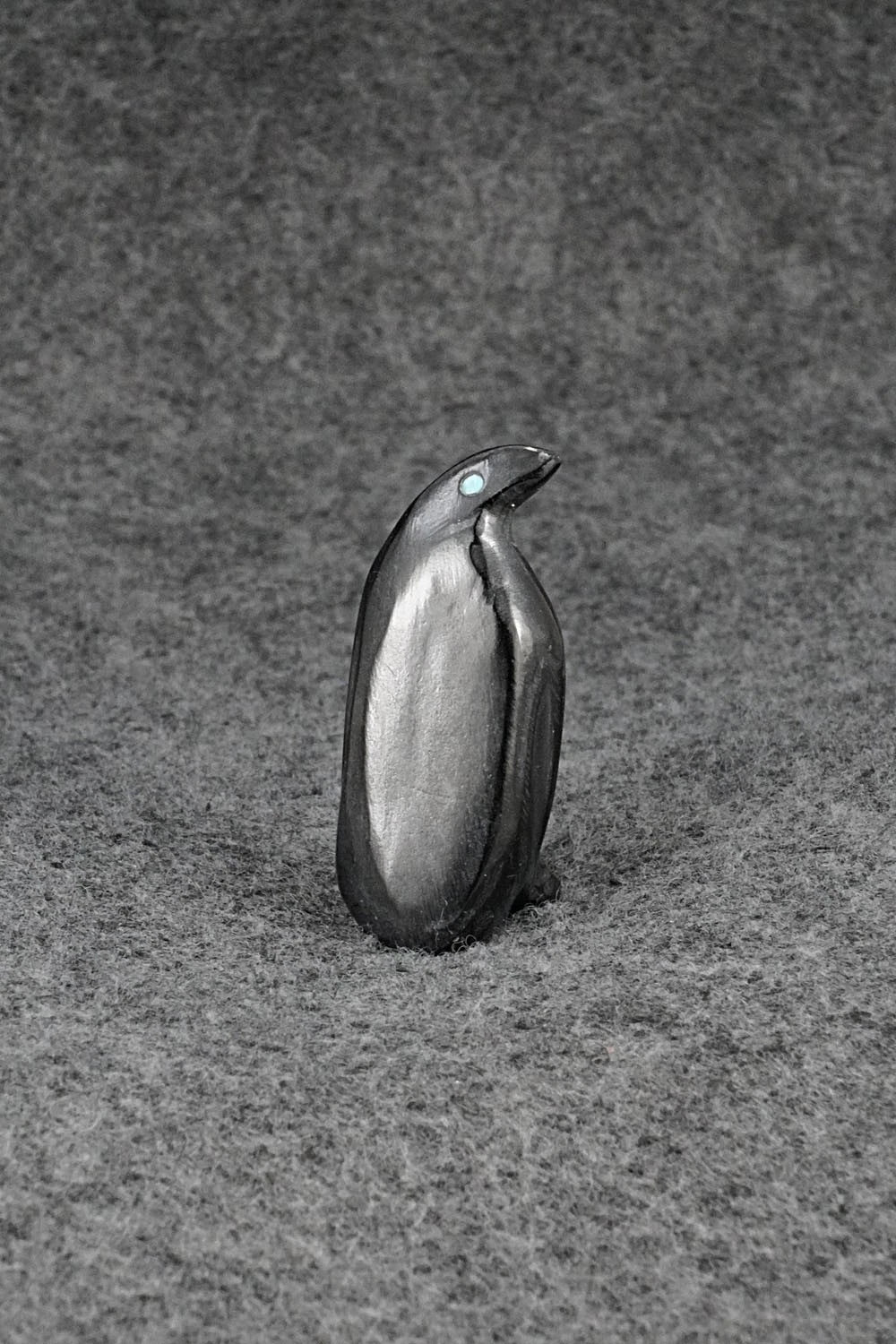 Penguin Zuni Fetish Carving - Calvert Bowannie