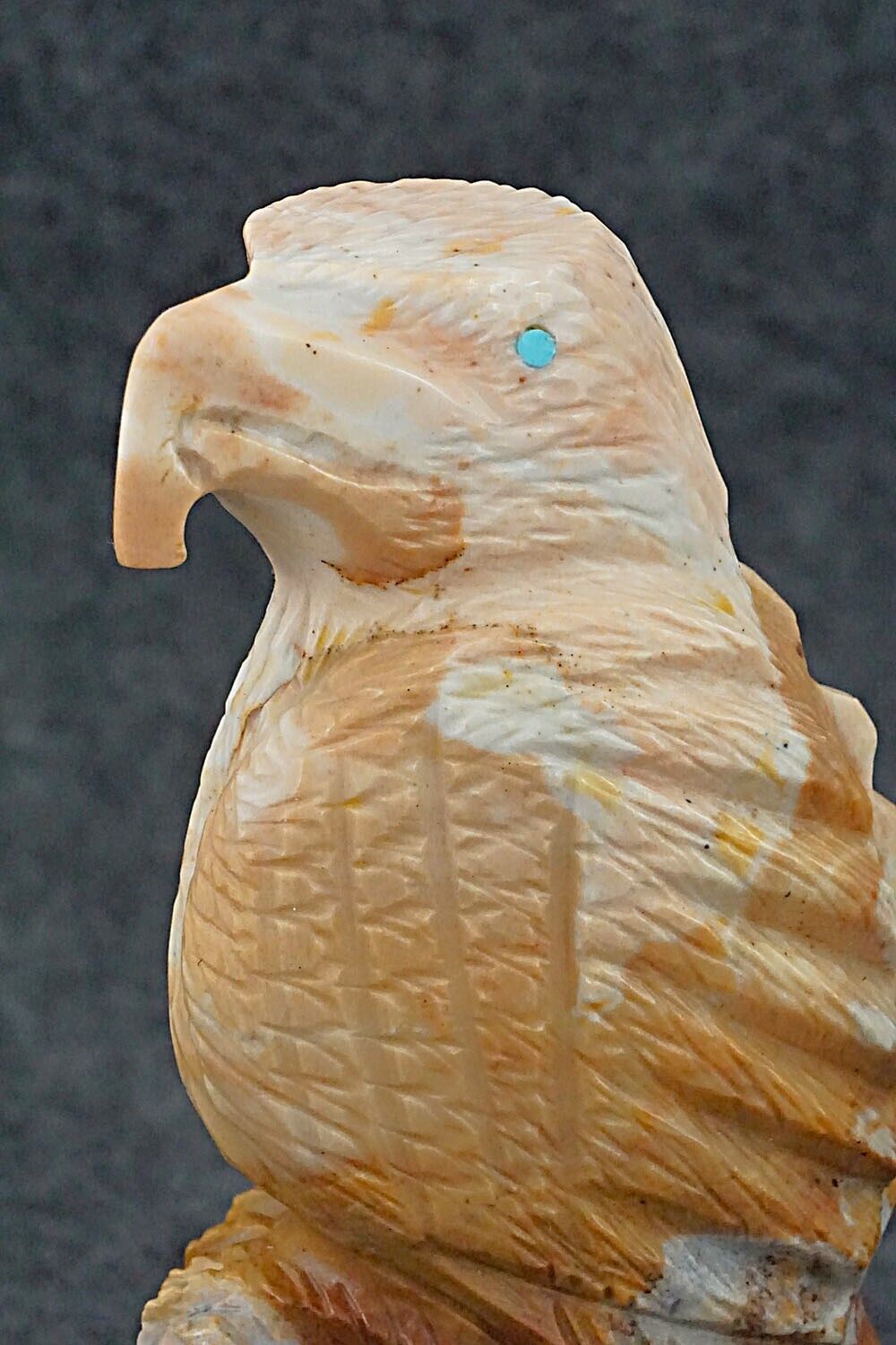 Eagle with Fish Zuni Fetish Carving - Tony Mackel
