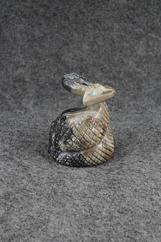 Rattlesnake Zuni Fetish Carving - Paulette & Farlan Quam