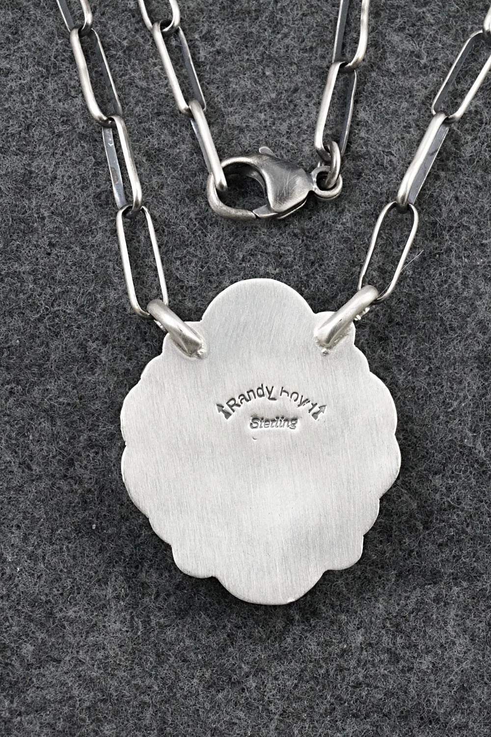 Turquoise & Sterling Silver Necklace - Randy Boyd