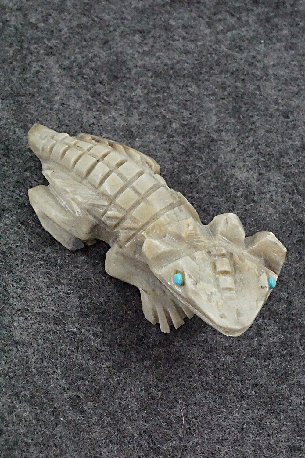 Horned Toad Zuni Fetish Carving - Dana Malani