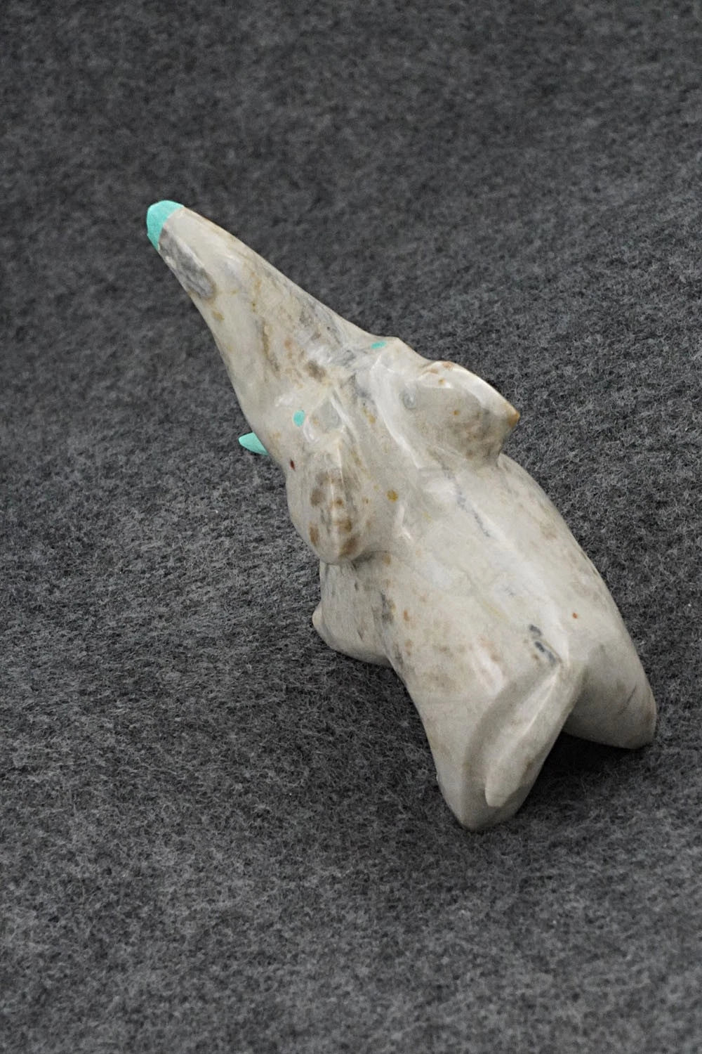 Elephant Zuni Fetish Carving - Enrike Leekya