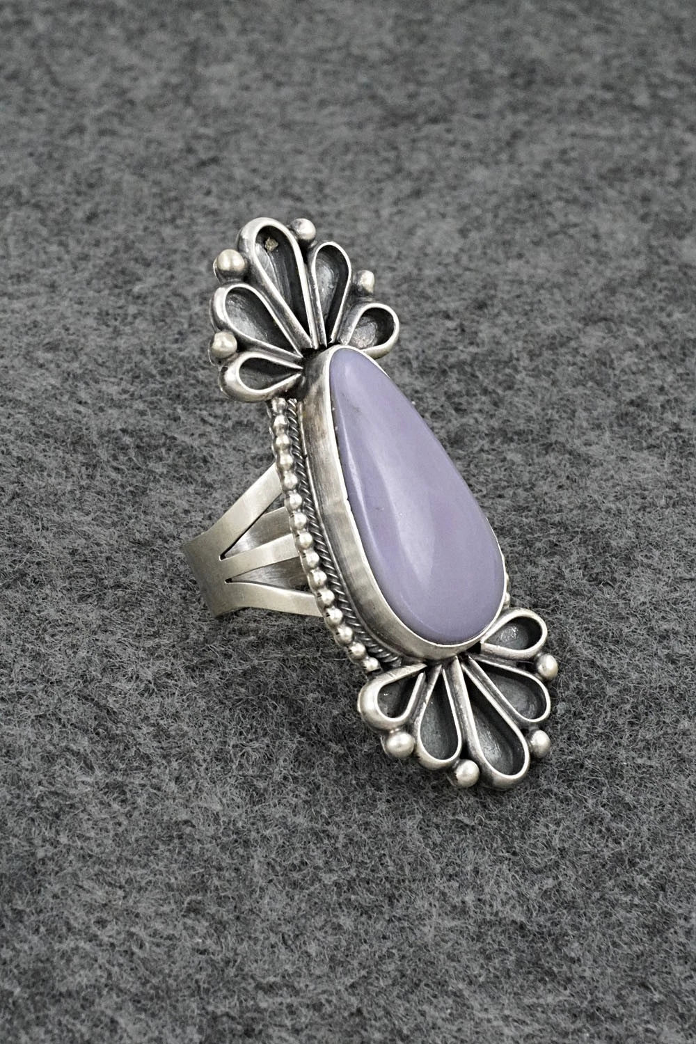 Morado & Sterling Silver Ring - Darrin Livingston - Size 8.5