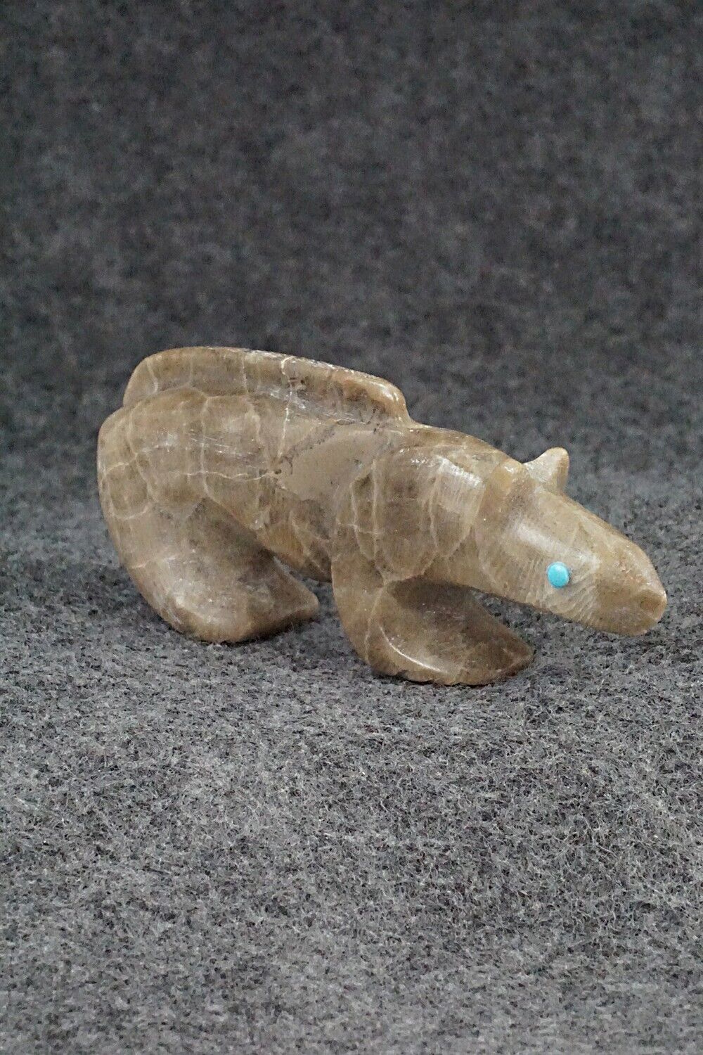 Mountain Lion Zuni Fetish Carving - Ronnie Lunasee