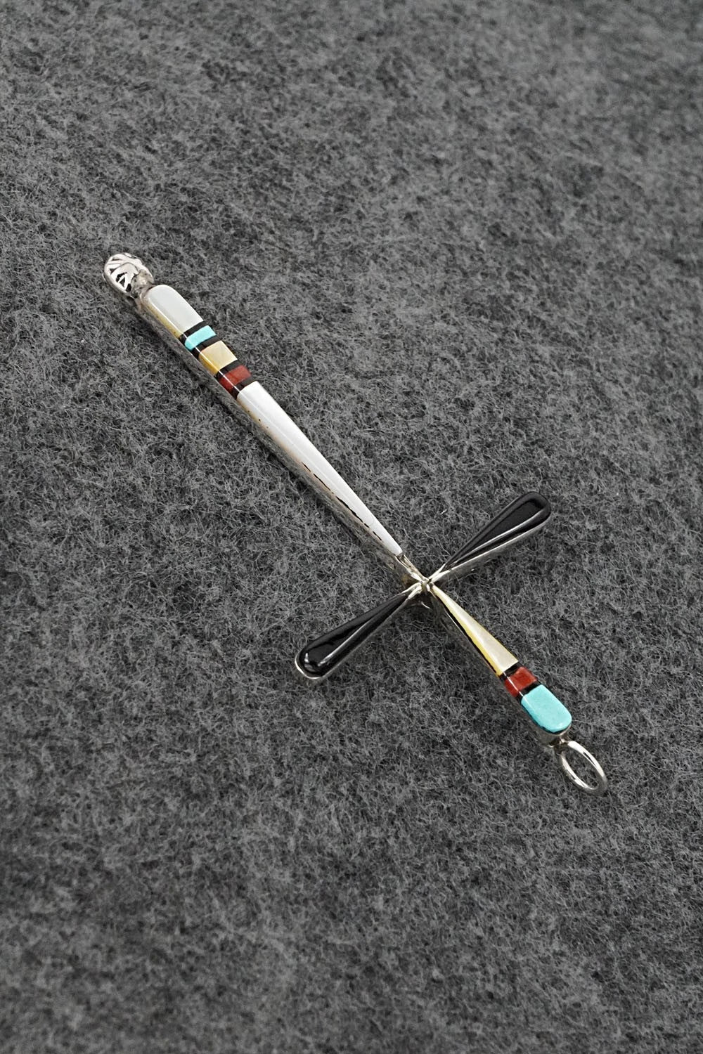 Multi-Stone & Sterling Silver Pendant - Sylvester Noche