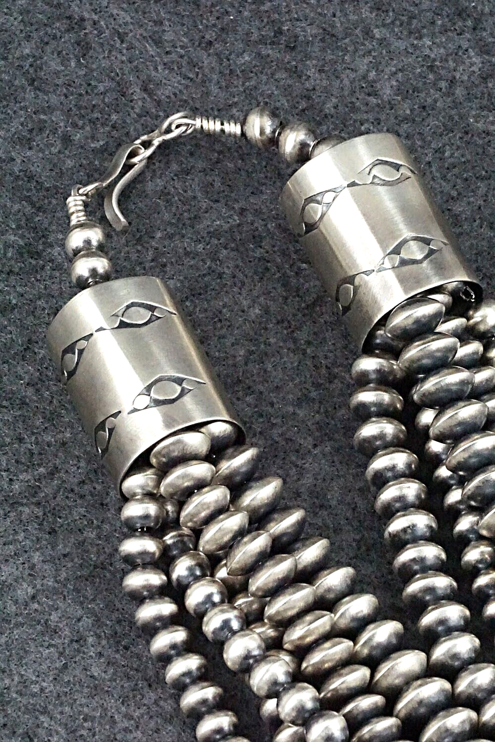 Sterling Silver Navajo Pearl Necklace - Jan Mariano