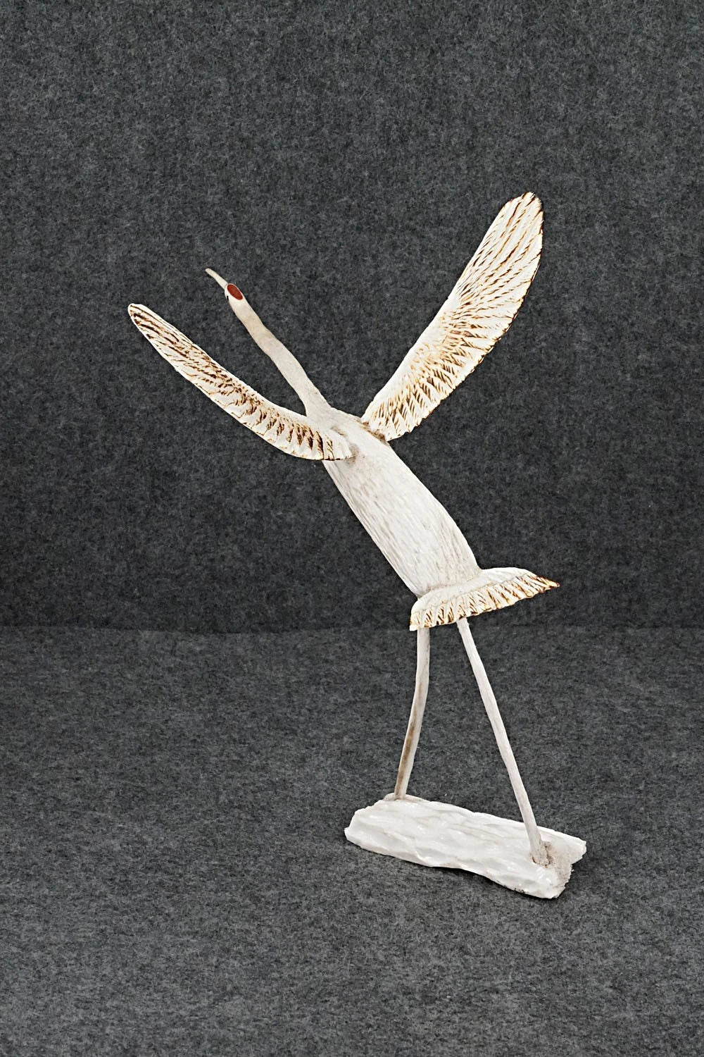 Sandhill Crane Zuni Fetish Carving - Ruben Najera