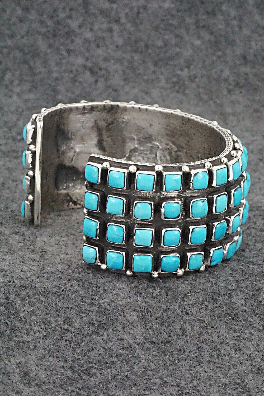 Turquoise & Sterling Silver Bracelet - Ernest Rangel