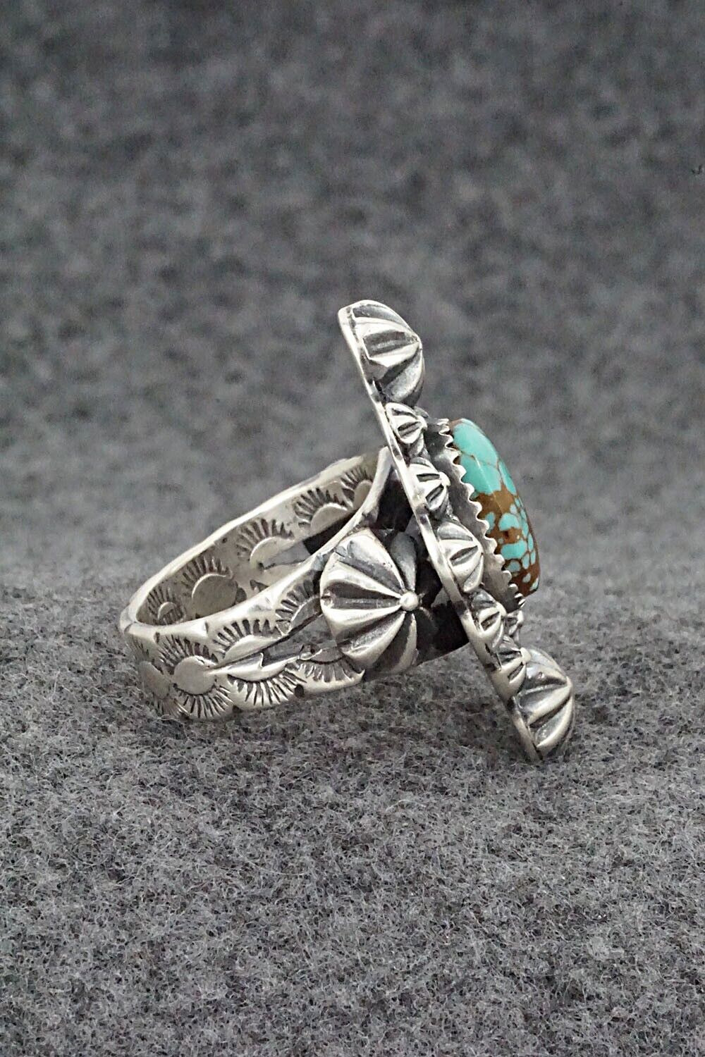 Turquoise & Sterling Silver Ring - Andrew Gordon - 8