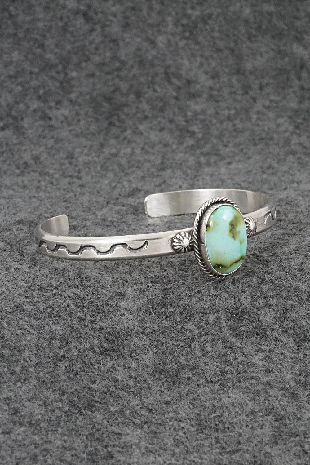 Turquoise & Sterling Silver Bracelet - Samuel Yellowhair