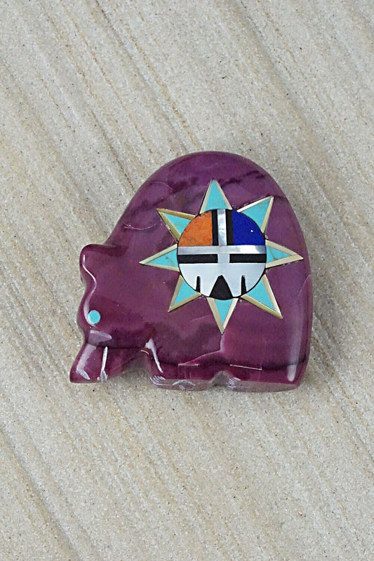Bear Zuni Fetish Carving - Andres Lementino