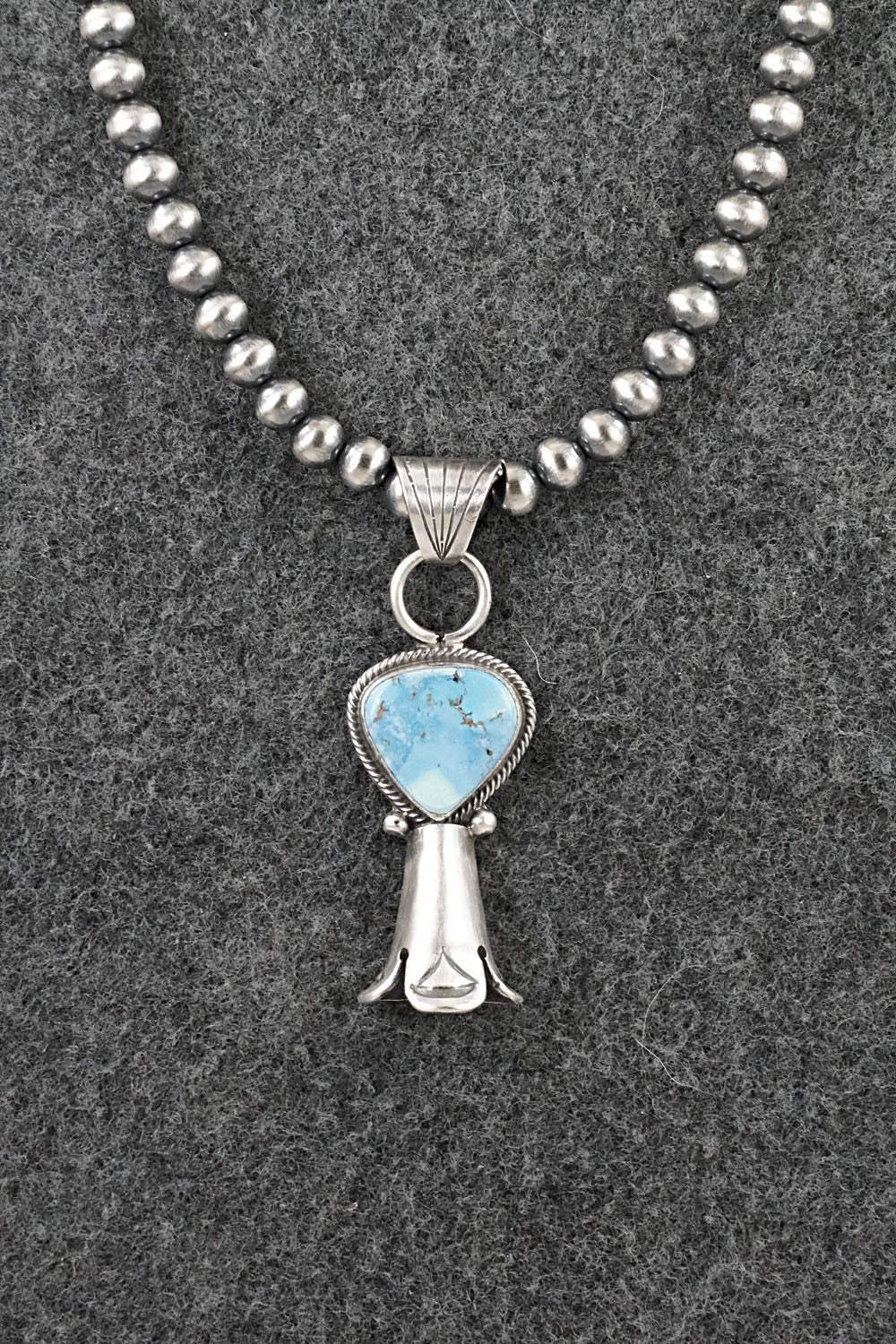 Turquoise & Sterling Silver Necklace - Sharon McCarthy