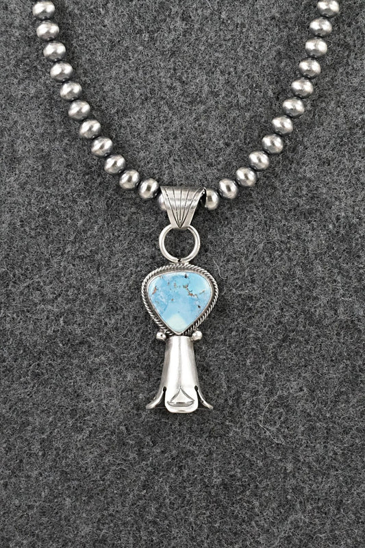 Turquoise & Sterling Silver Necklace - Sharon McCarthy
